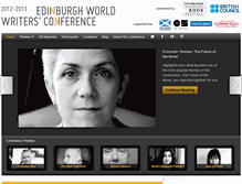 Tablet Screenshot of edinburghworldwritersconference.org